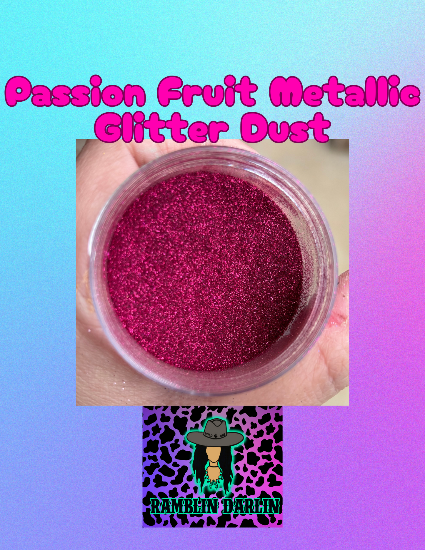 Passion Fruit Metallic Glitter Dust