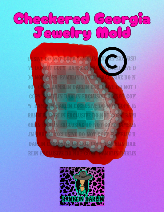 Checkered Georgia Jewelry Mold