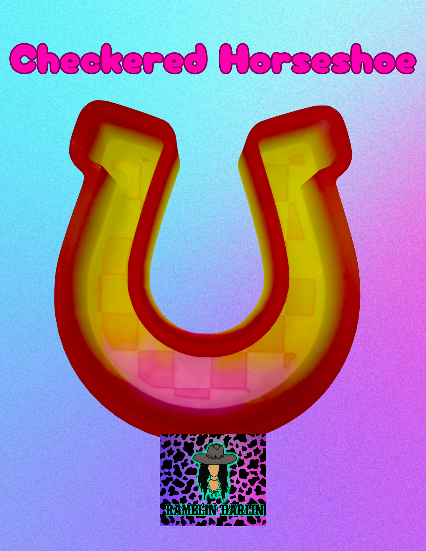 Checkered Horseshoe Mold