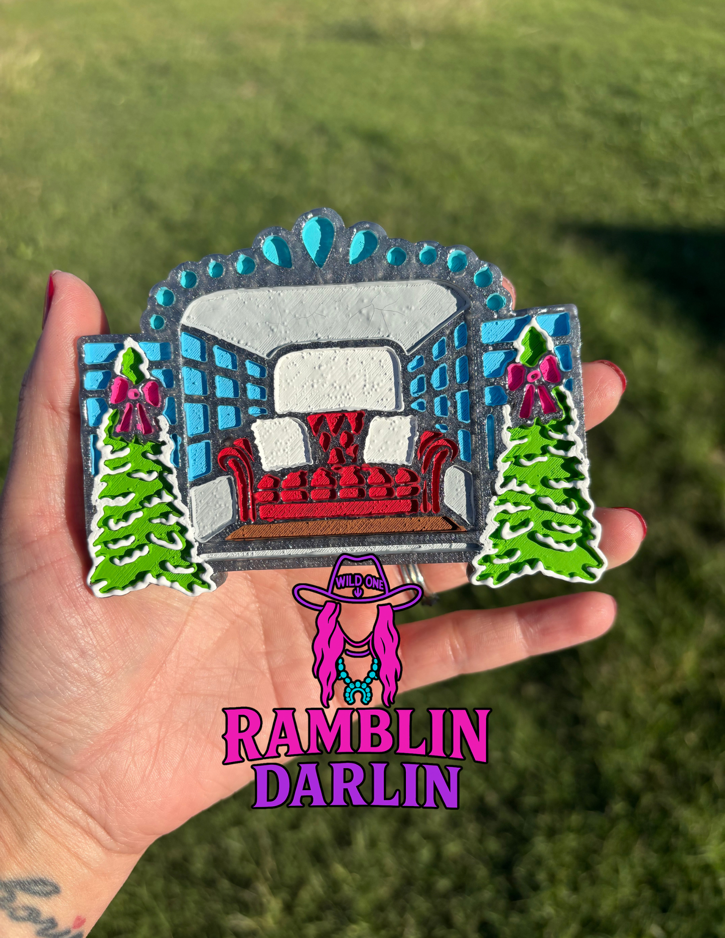 Christmas Trailer Frame Mold ©️