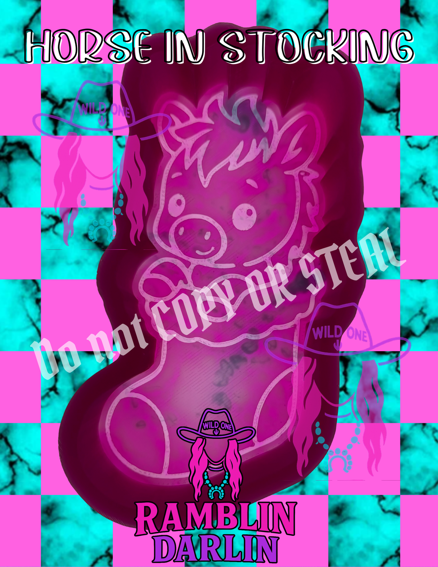 Horse in Stocking Mold ©️