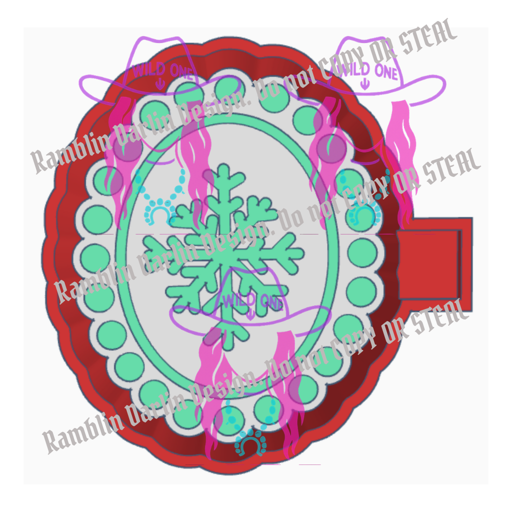 Snowflake Jewelry STL files