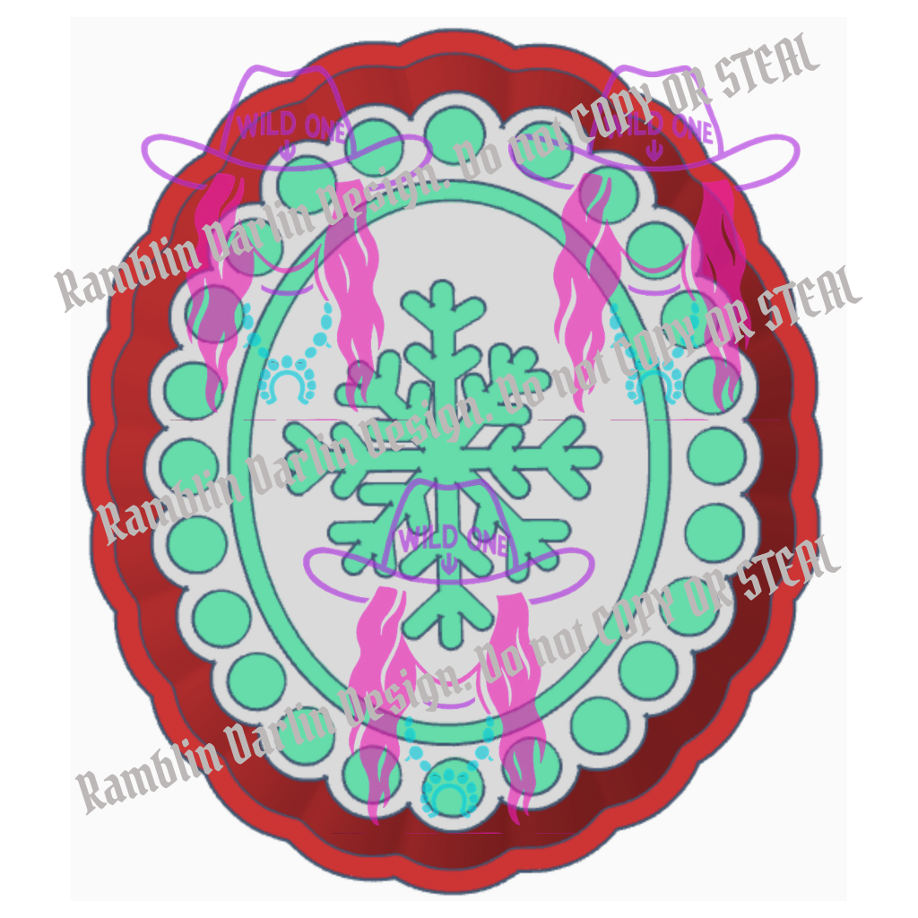 Snowflake Jewelry STL files