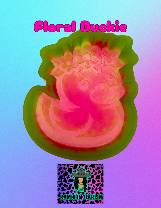 Floral Duckie Mold