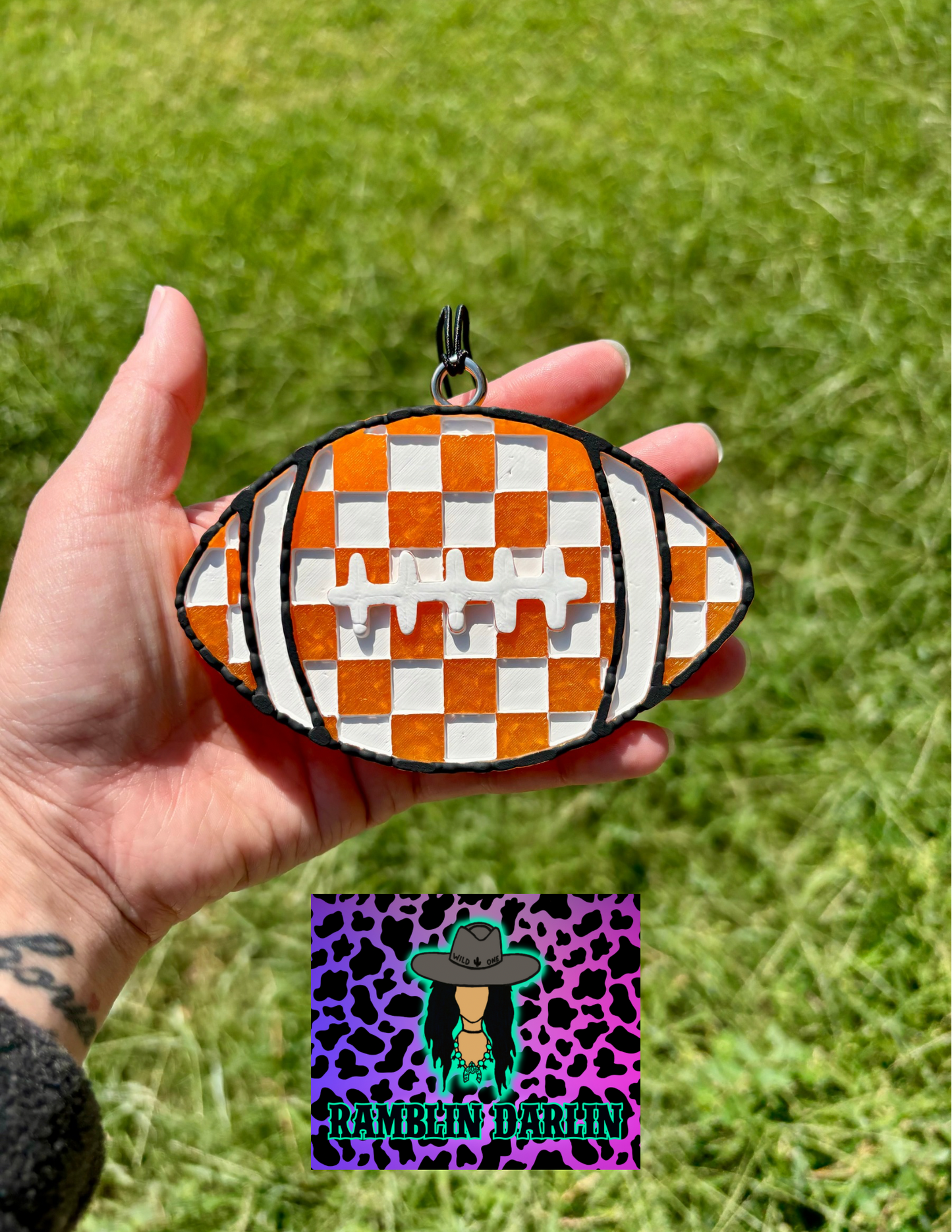 Checkered Football Mold