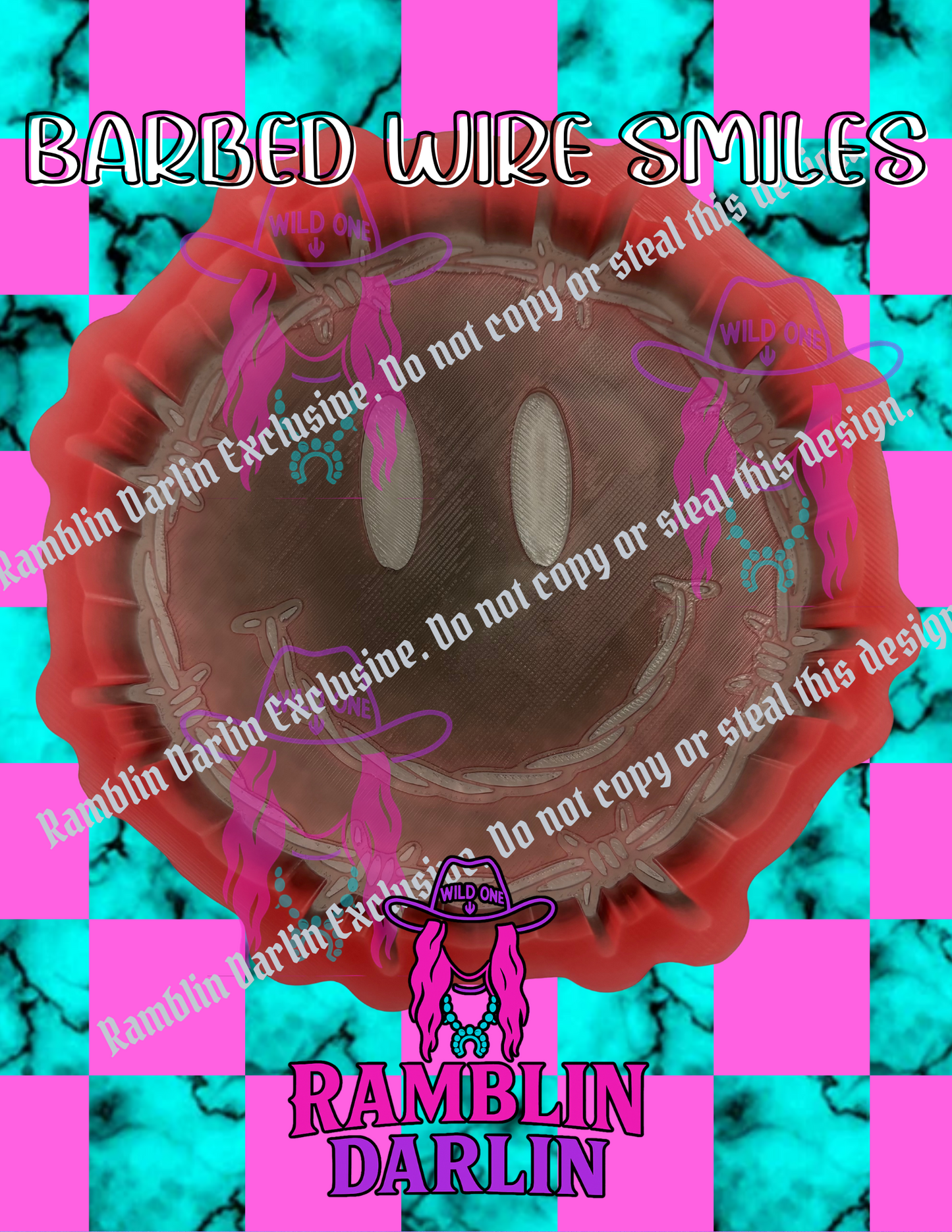 Barbed Wire Smiles Mold