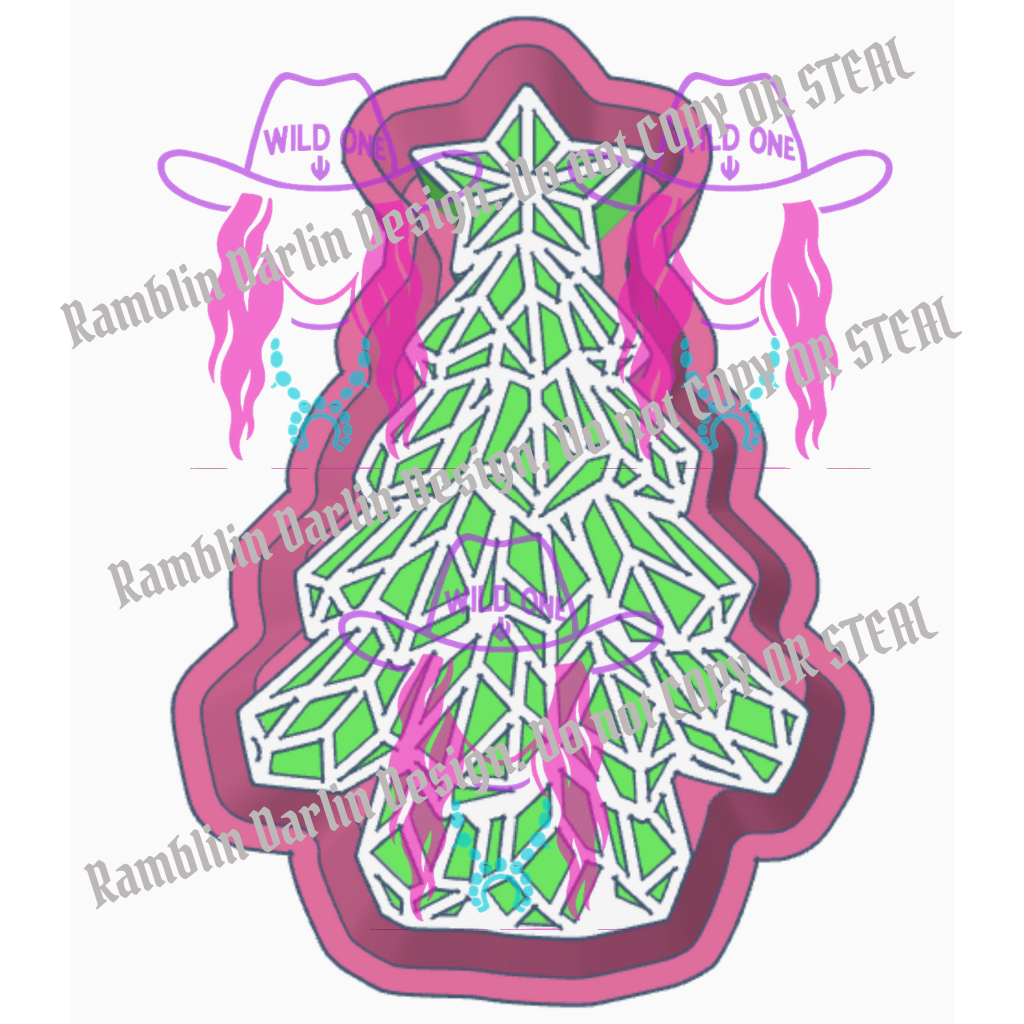 Crystal Christmas Tree STL files