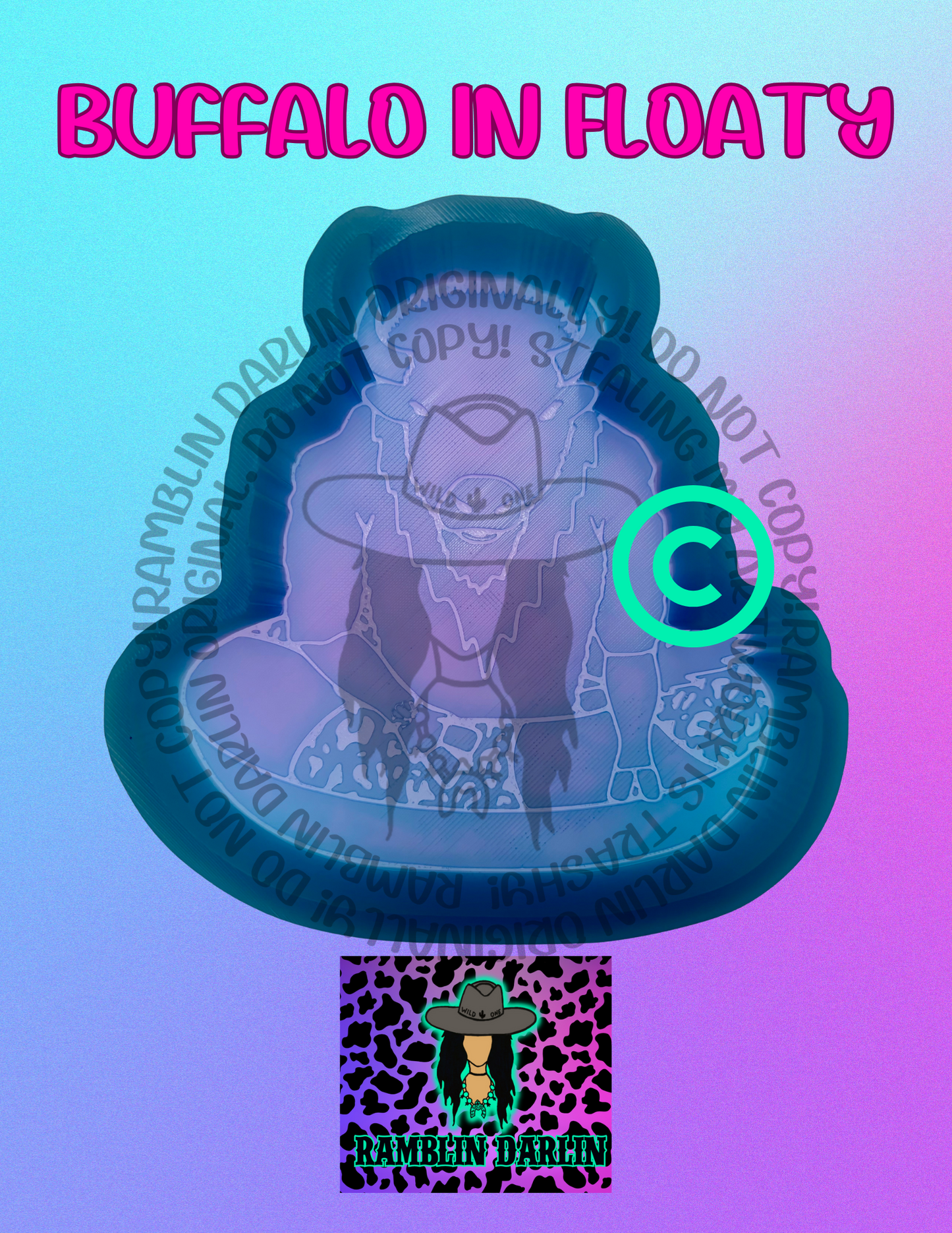 Buffalo in a Floaty Mold ©️