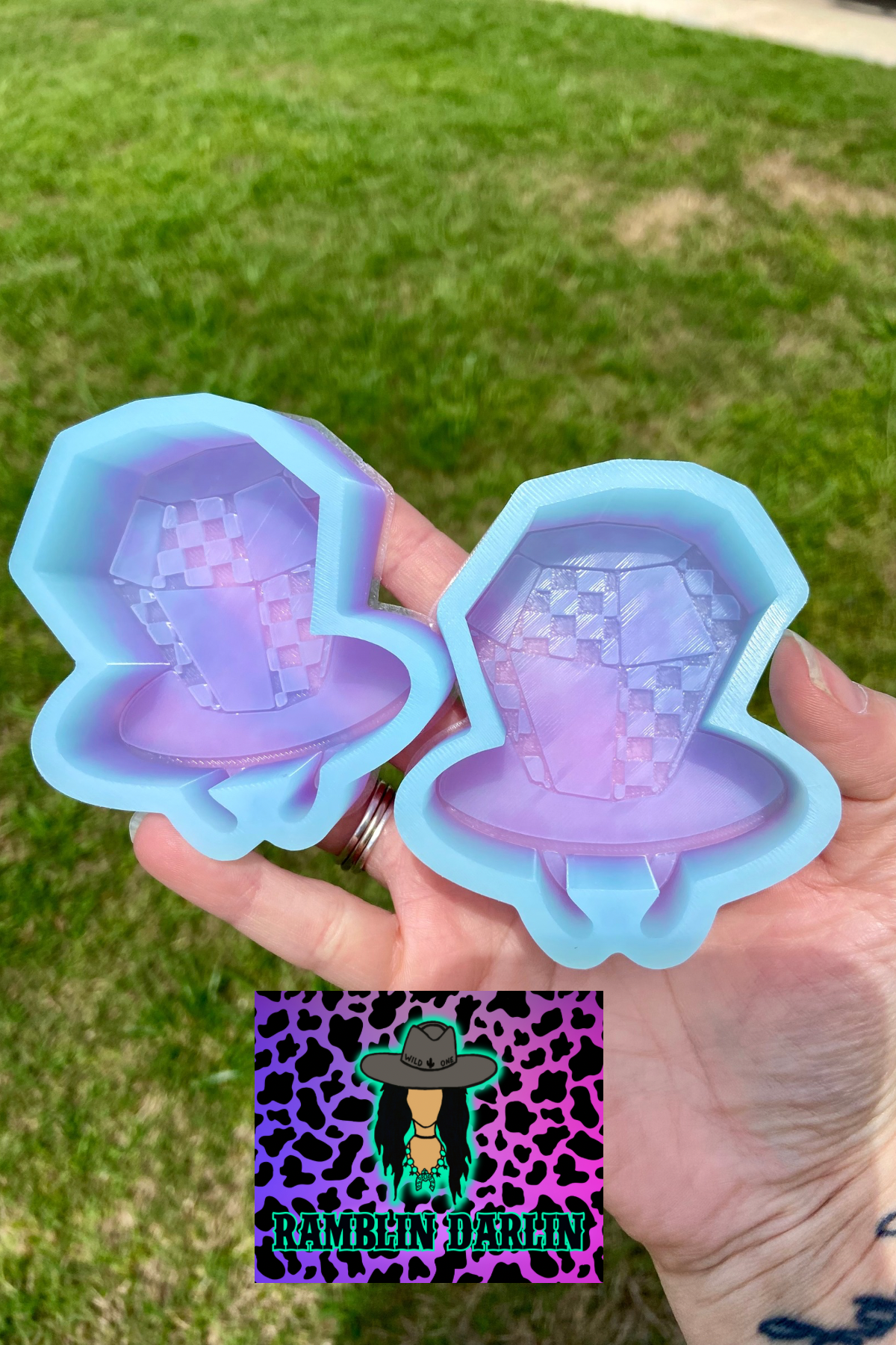 Checkered Candy Ring Vent Molds (2pk)