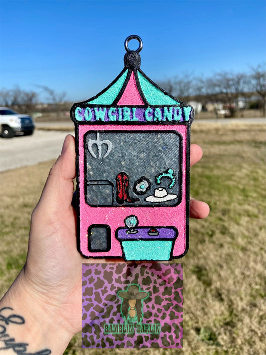 Cowgirl Candy Claw Machine Mold ©️