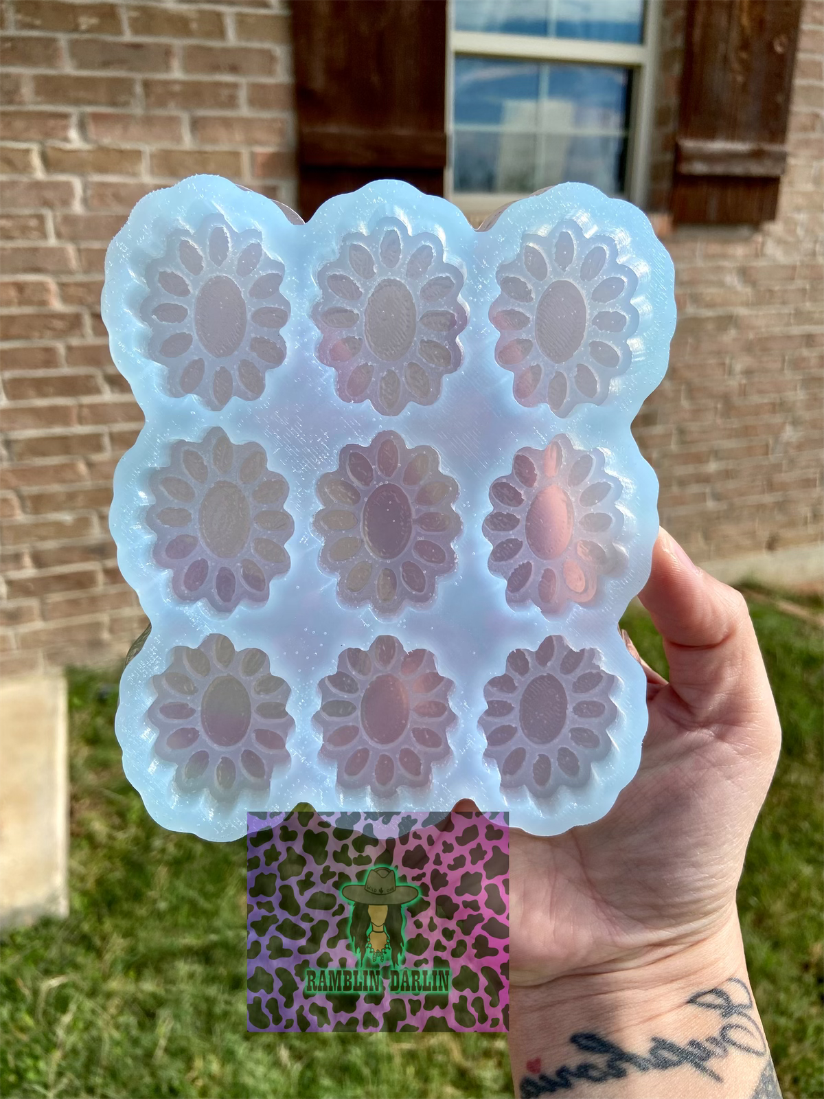 Squash Blossom Wax Melt Mold