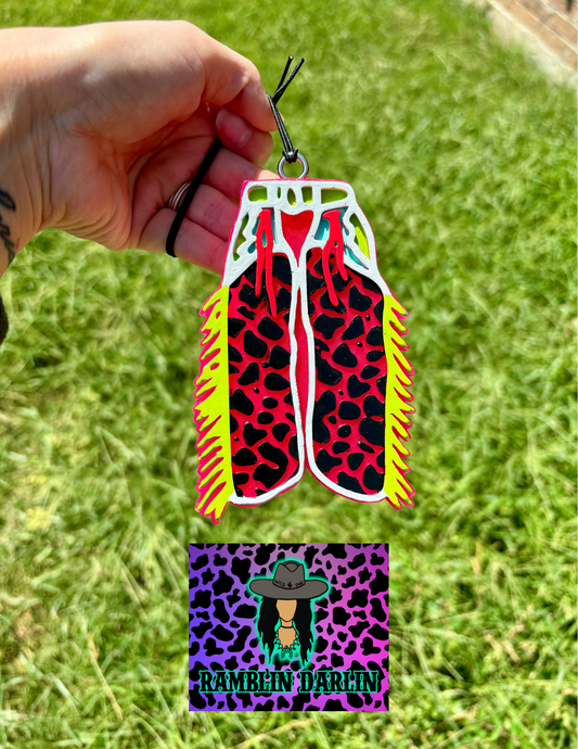 Cow Print Chaps Mold