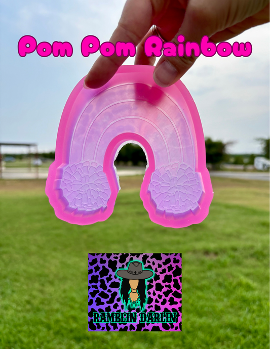 Pom Pom Rainbow Mold