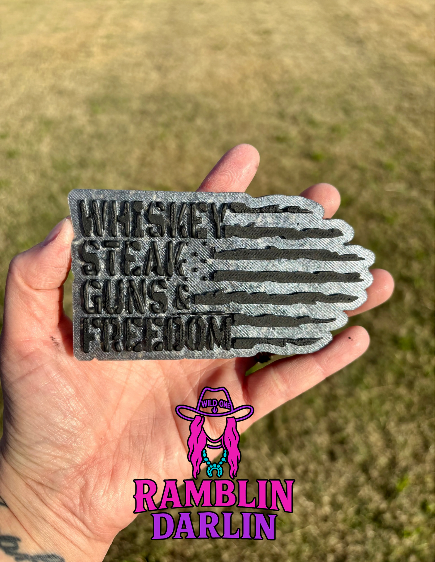 Whiskey, Steak, Guns & Freedom Mold