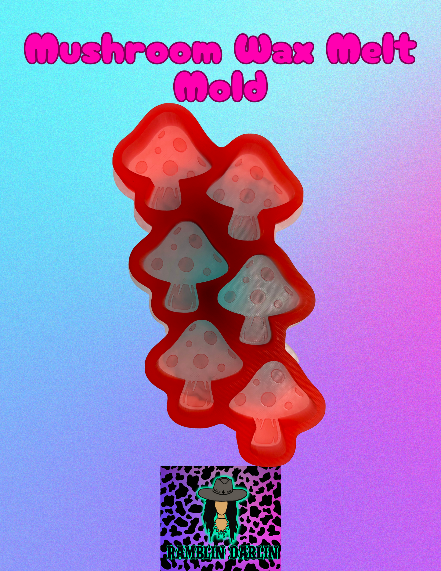 Mushroom Wax Melt Mold