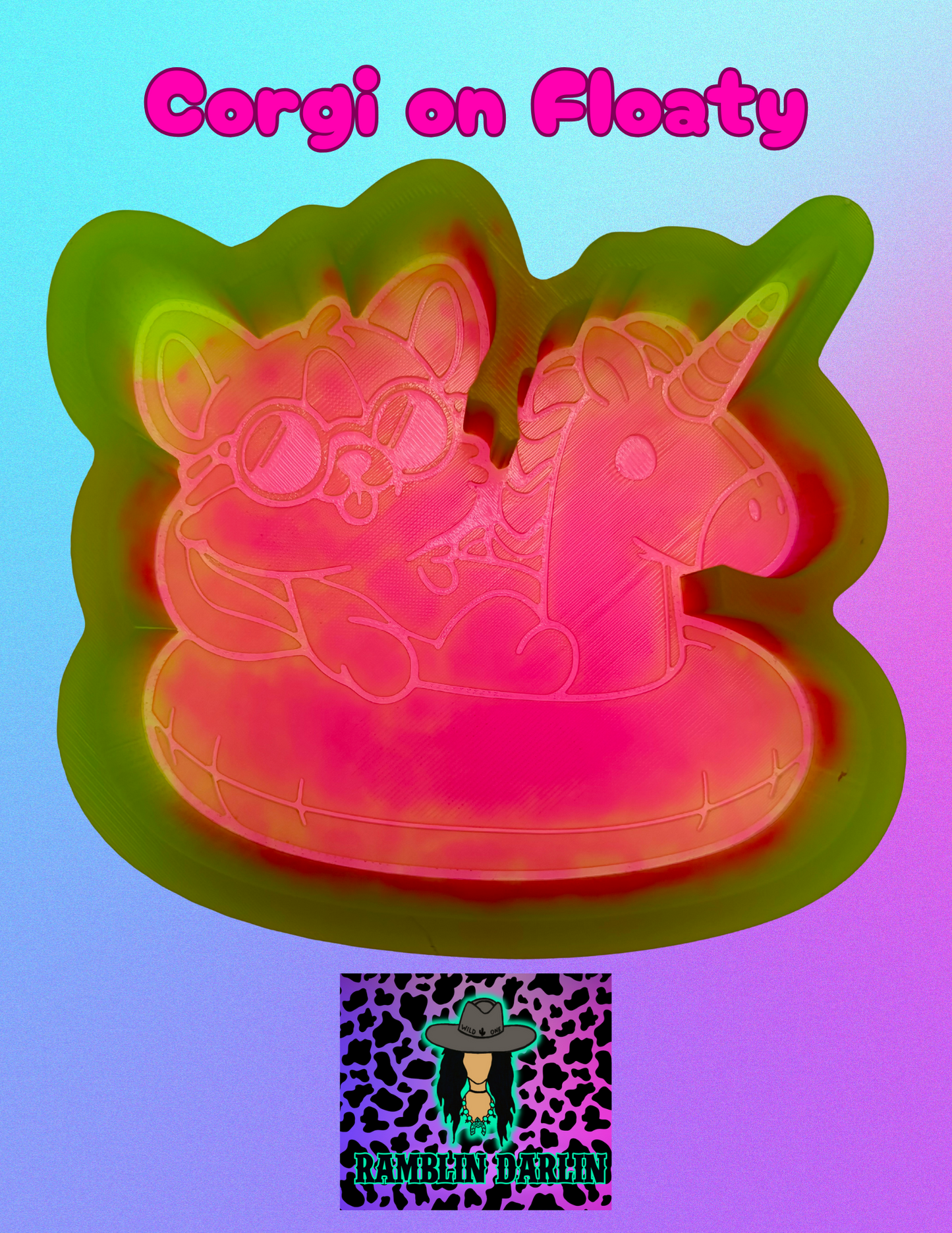 Corgi on Floaty Mold