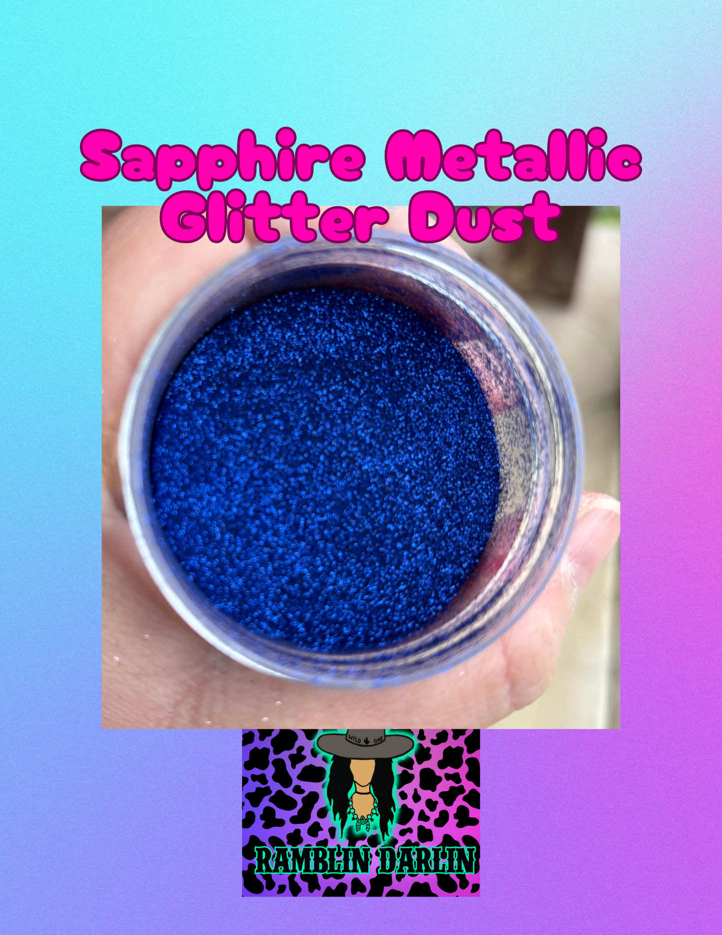 Sapphire Metallic Glitter Dust