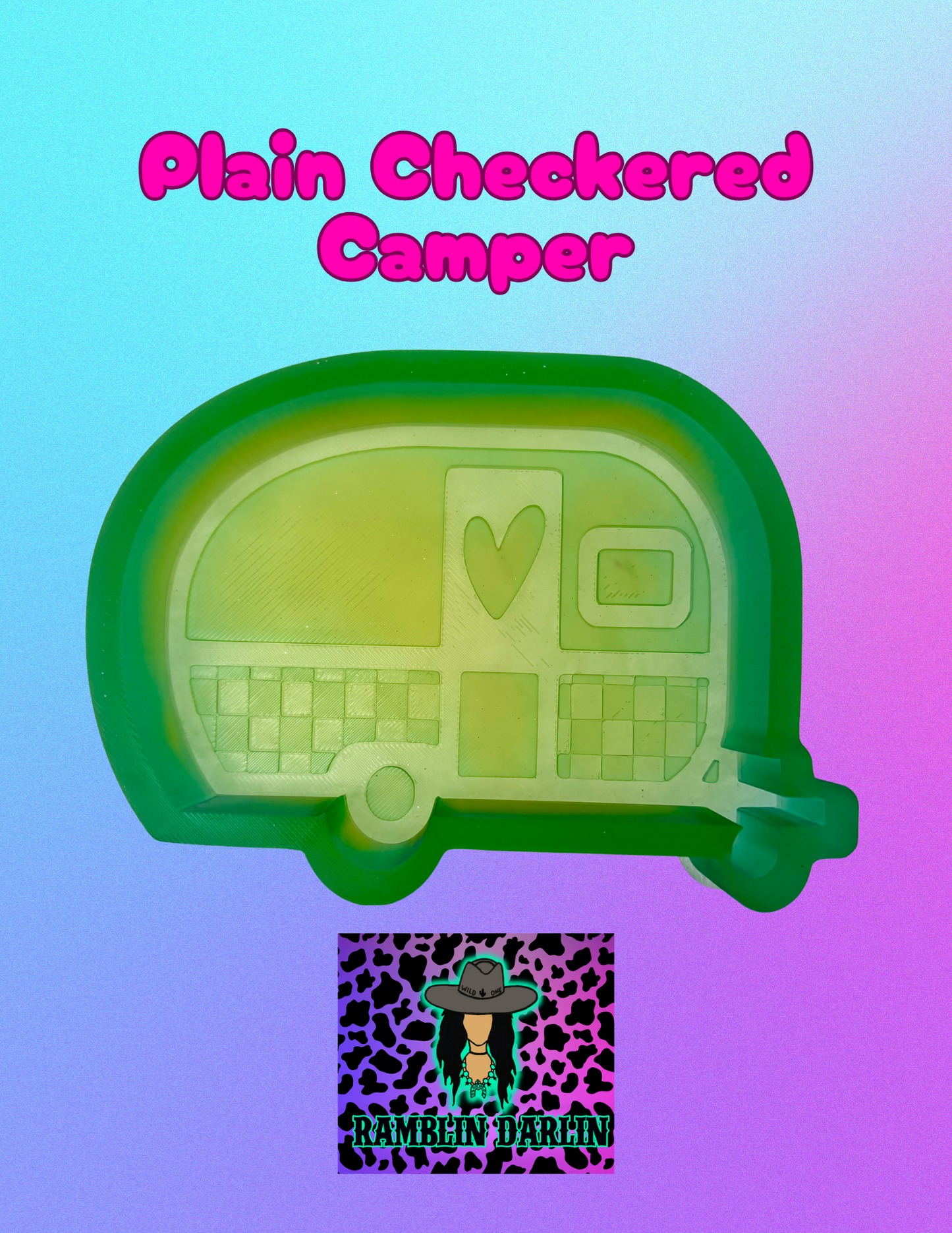 Plain Checkered Camper Mold