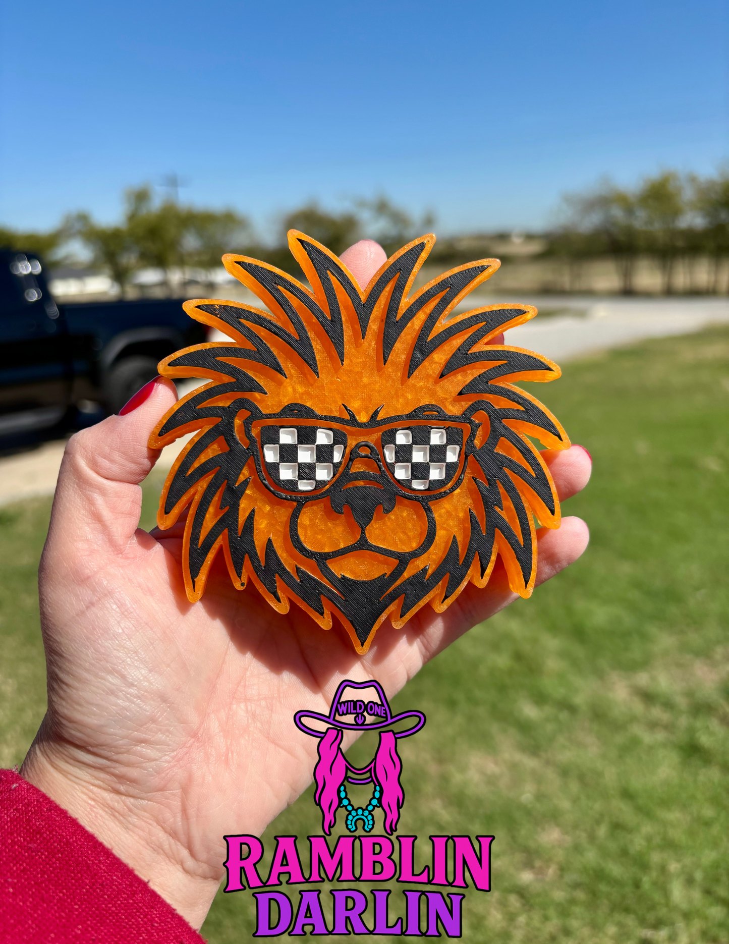 Porcupine in Checkered Sunglasses Mold