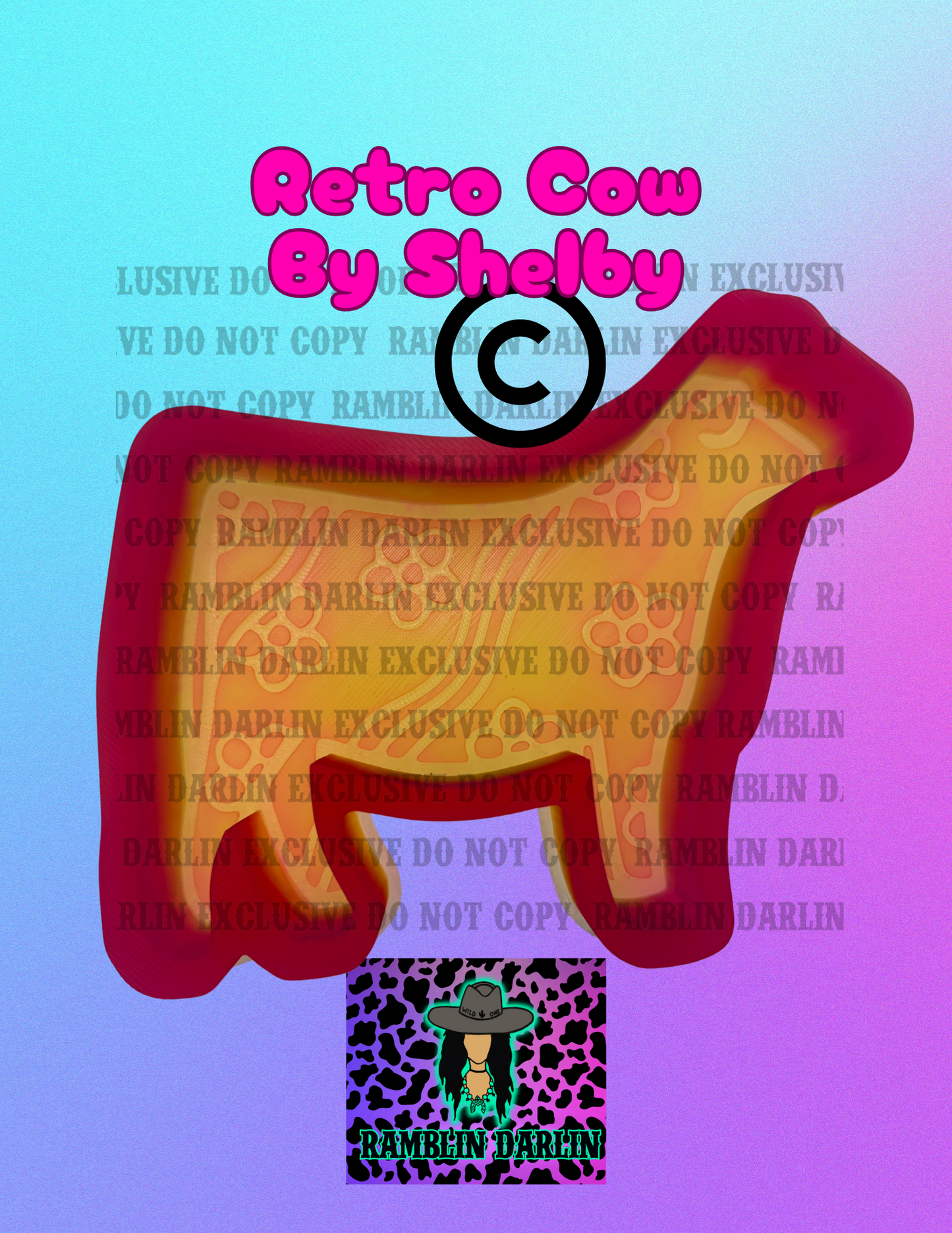 Retro Cow Mold ©️