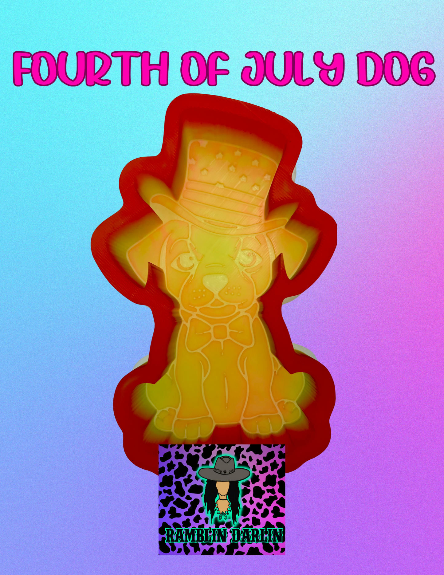 Fourth of July Dog Mold