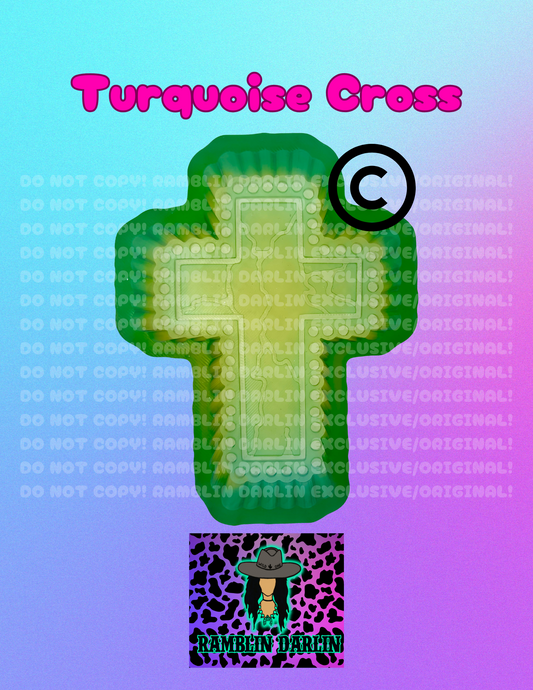Turquoise Cross Mold ©️