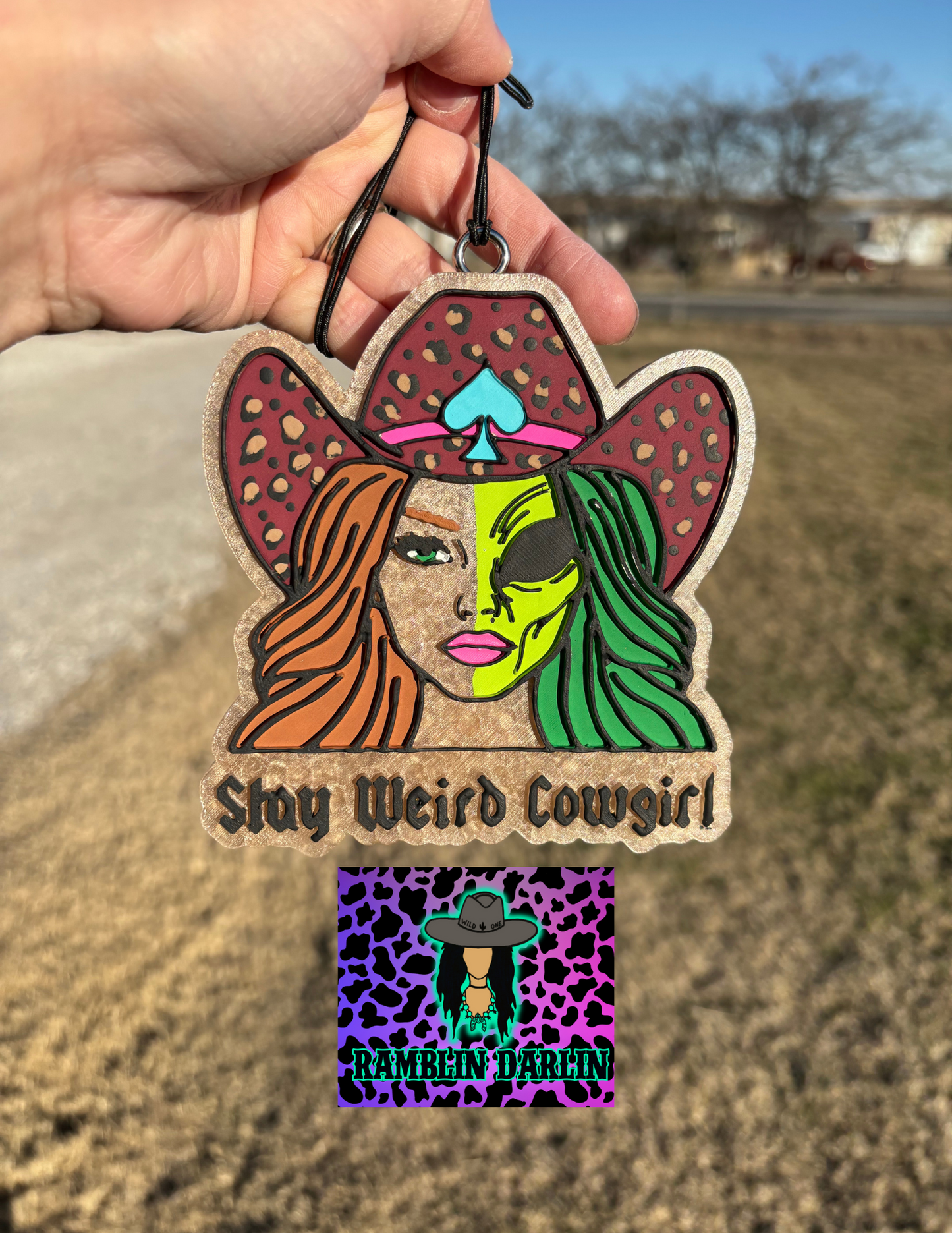 Stay Weird Cowgirl Mold