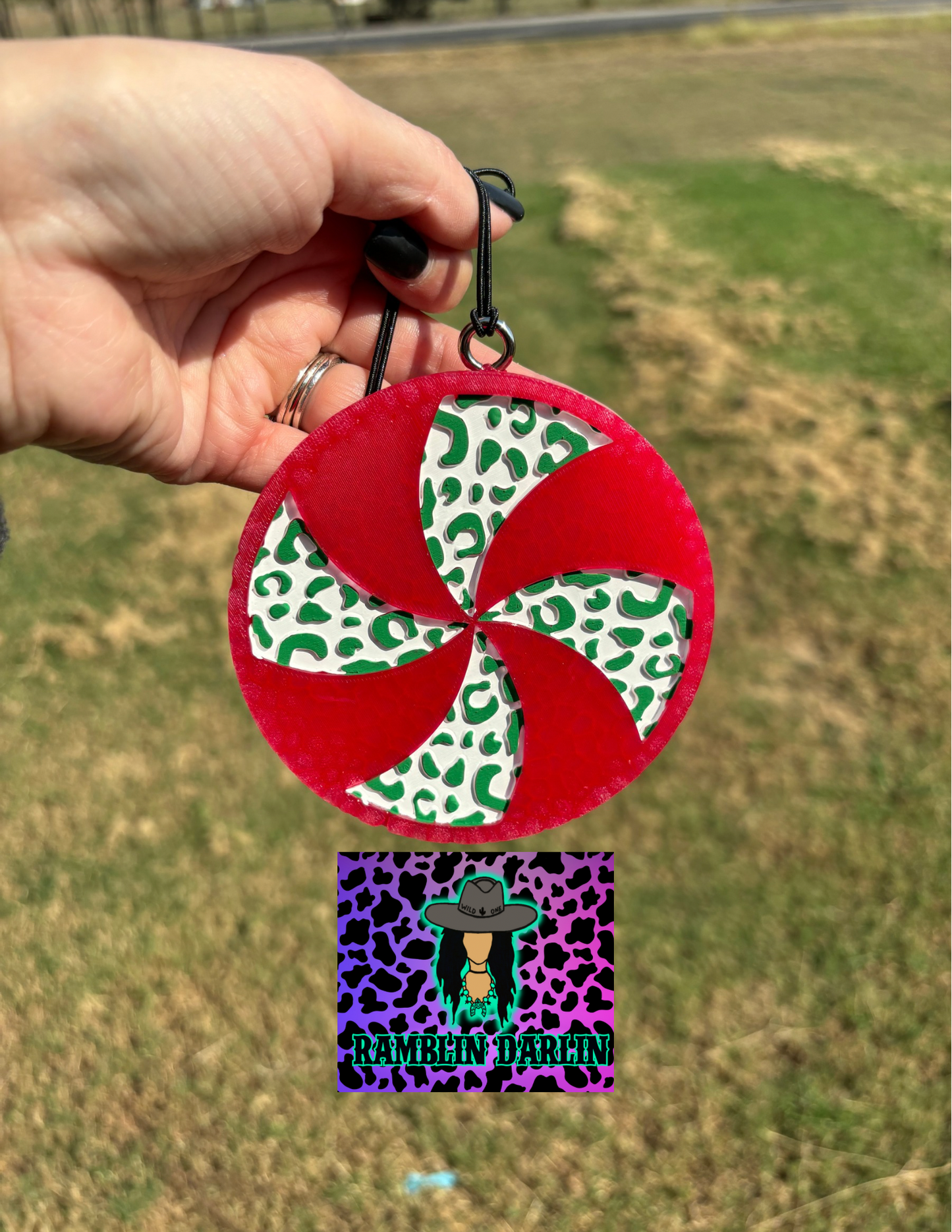 Leopard Print Peppermint Mold ©️