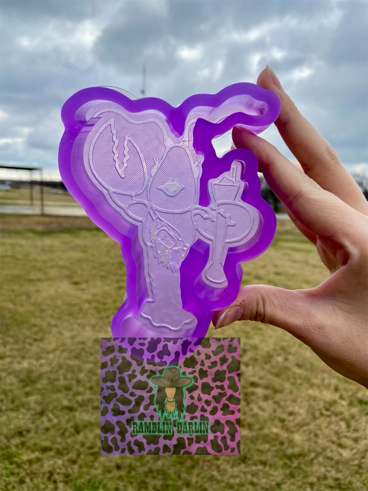 Bougie Mardi Gras Crawfish Mold ©️