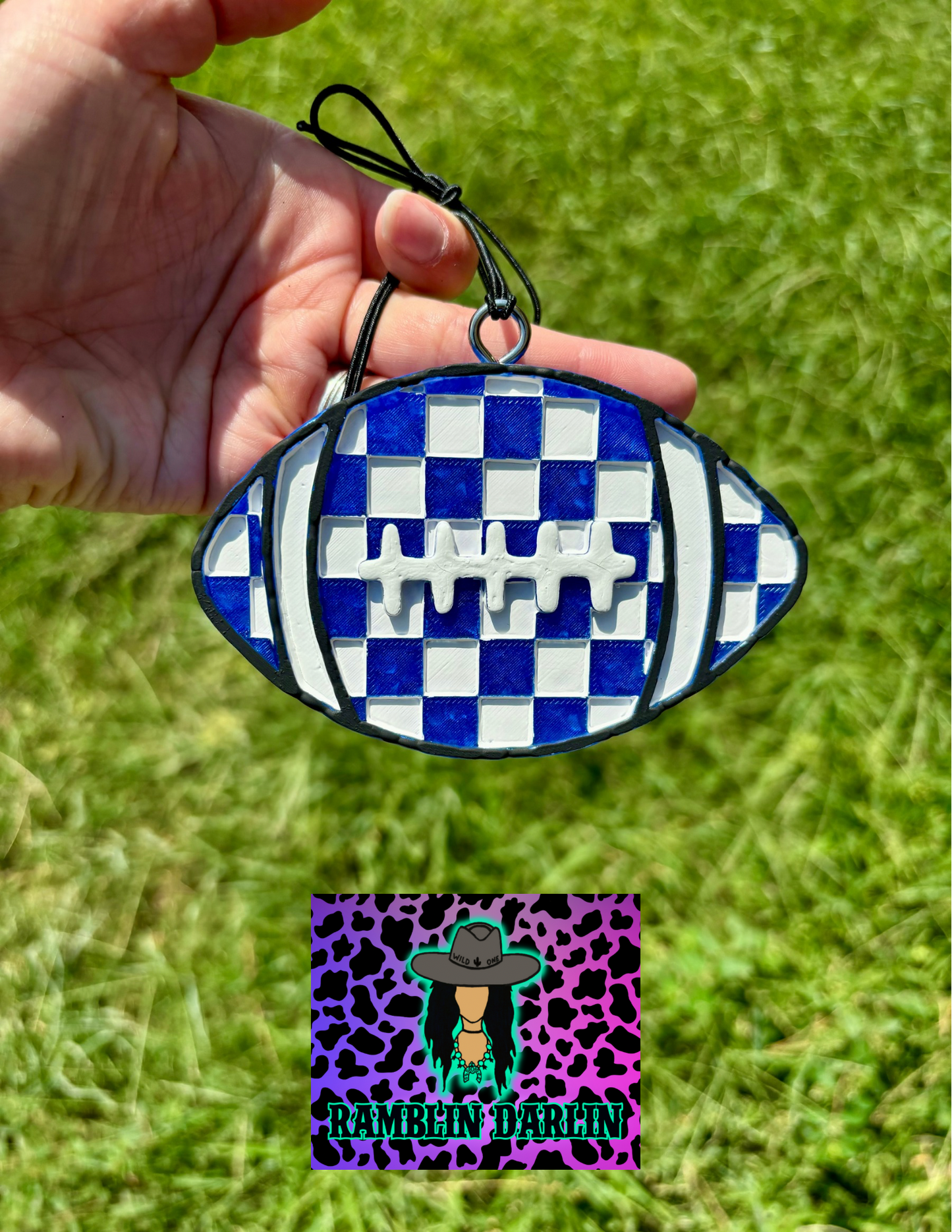 Checkered Football Mold