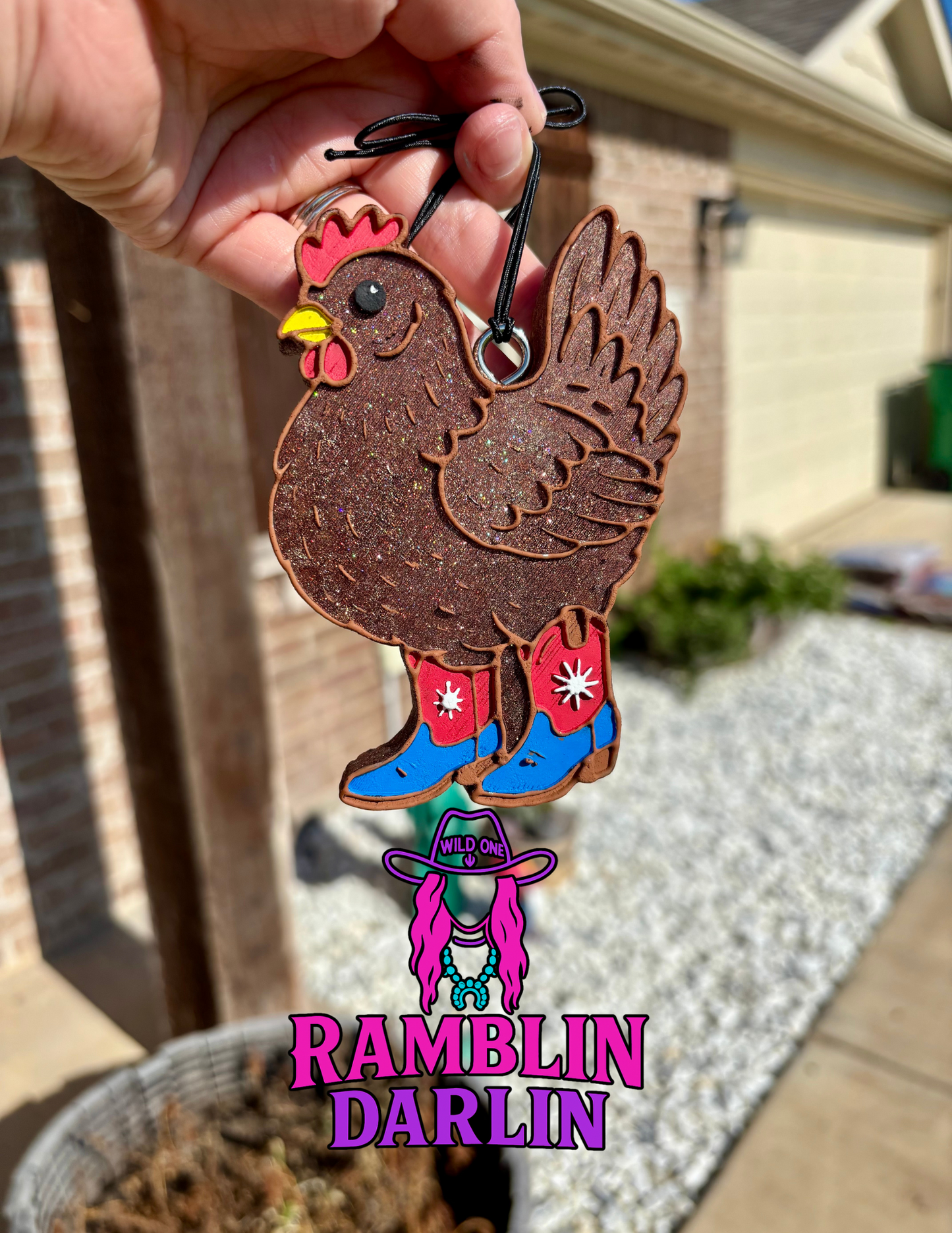 Chicken in Cowboy Boots