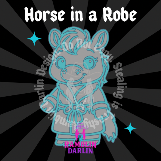 Horse in a Robe Mold