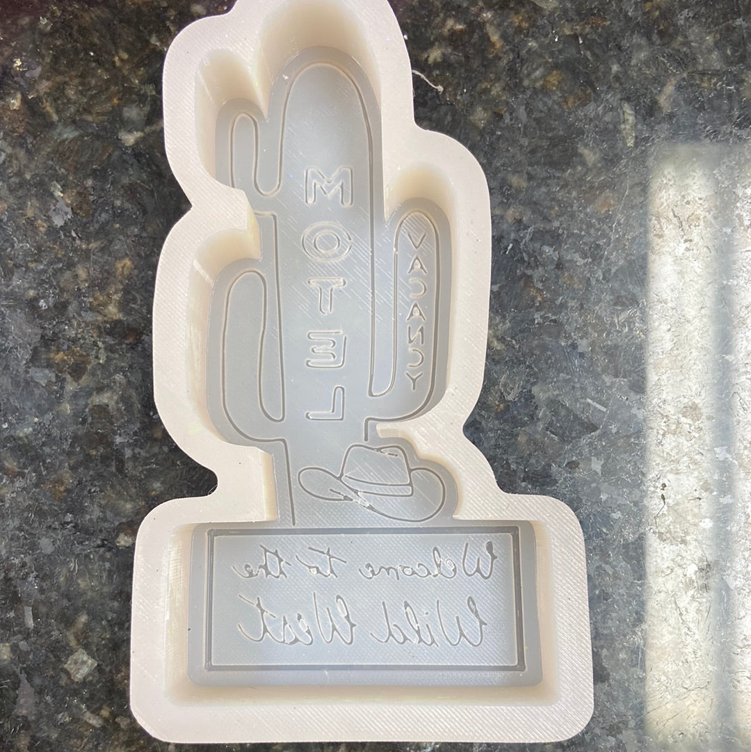 Cactus motel sign destash mold