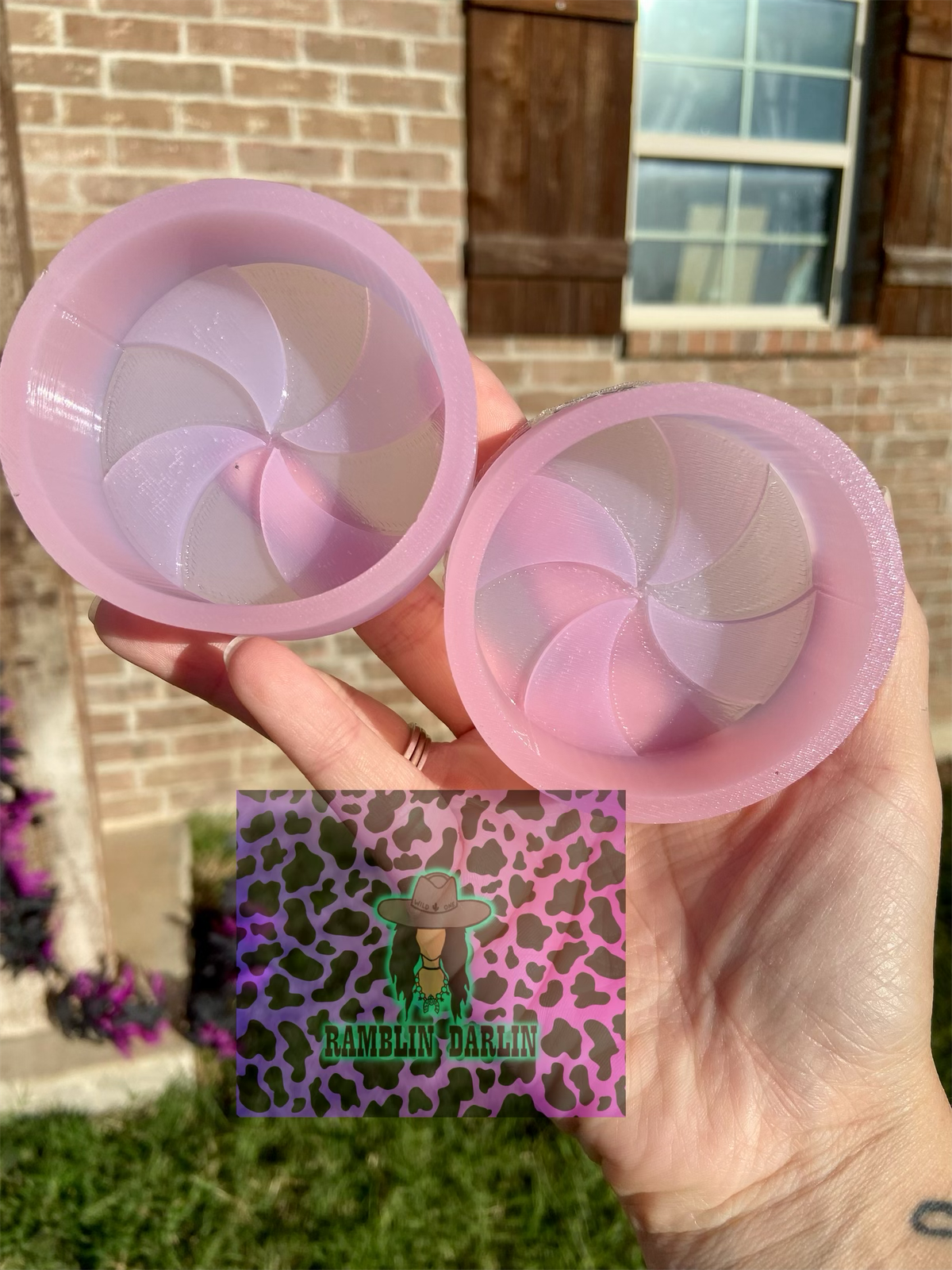 Peppermint Swirl Vent Molds (2pk)