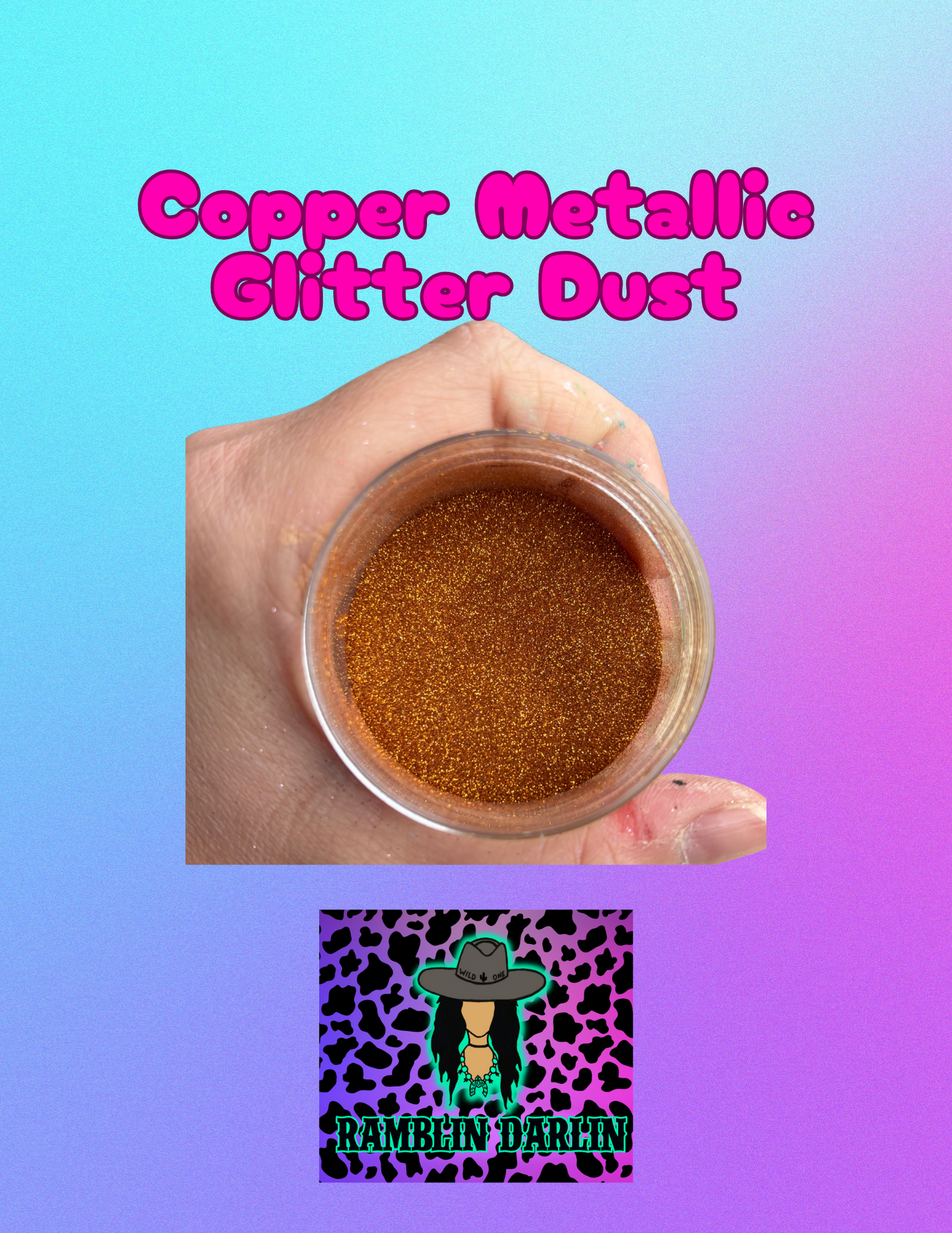 Copper Metallic Glitter Dust