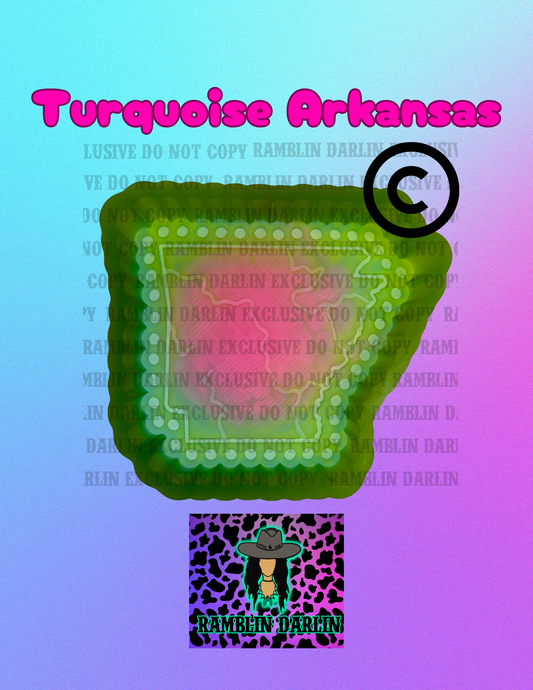 Turquoise Arkansas Mold ©️