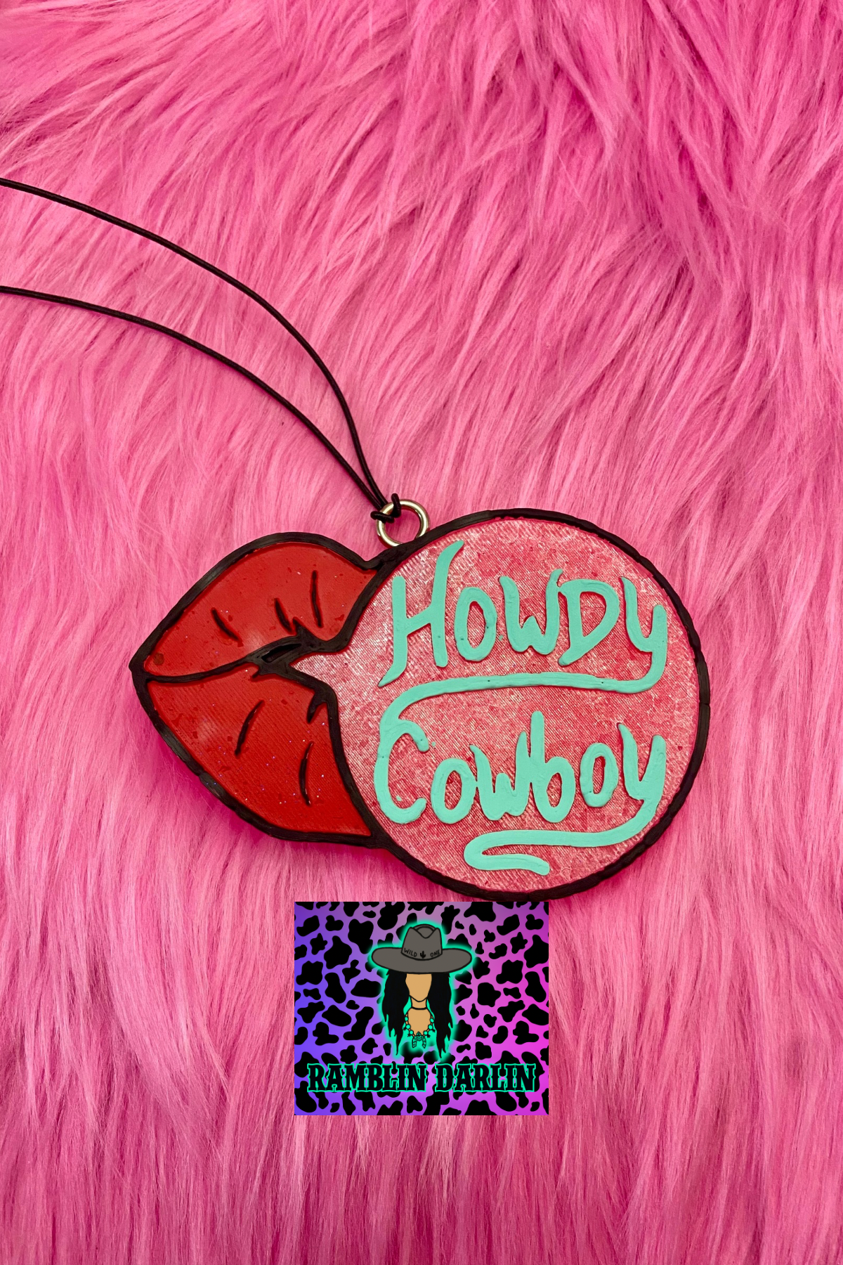 Howdy Cowboy Bubblegum Lips Mold