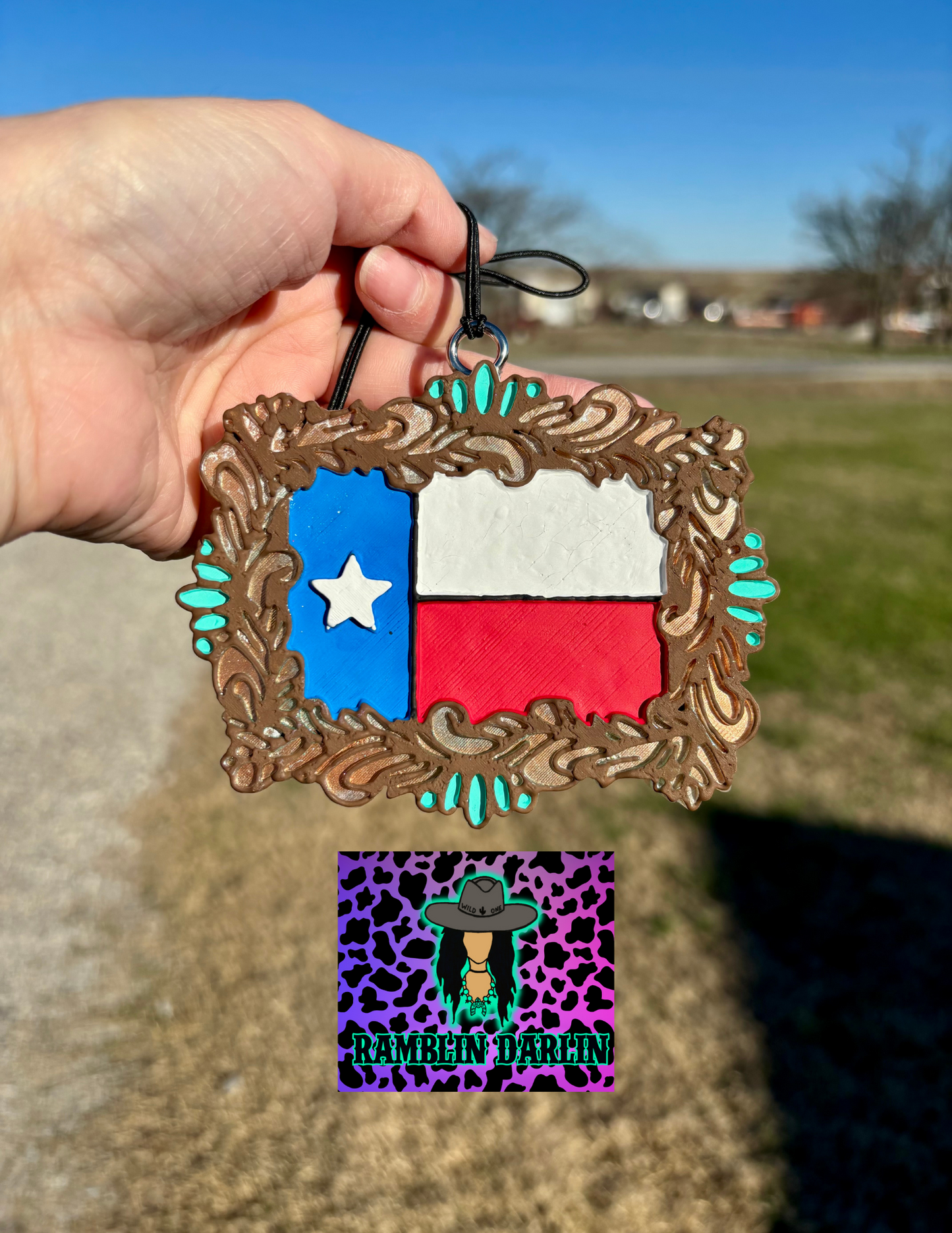 Tooled Texas Flag Mold ©️