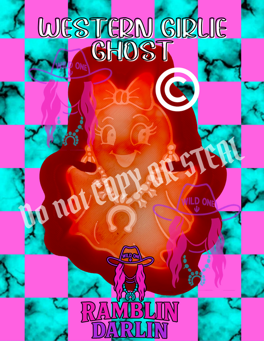 Western Girly Ghost Mold ©️