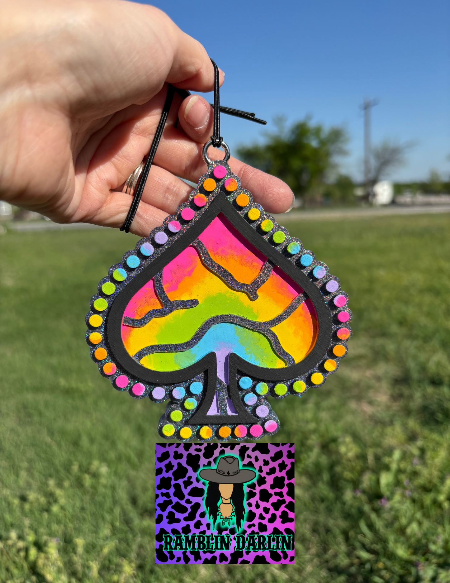 Turquoise Spade Jewel Mold ©️