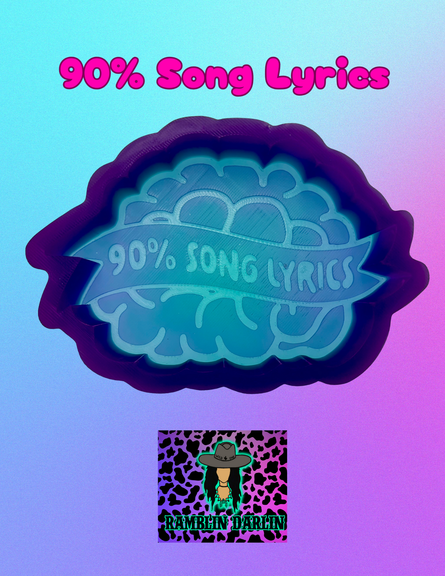 90% Song Lyrics Mold