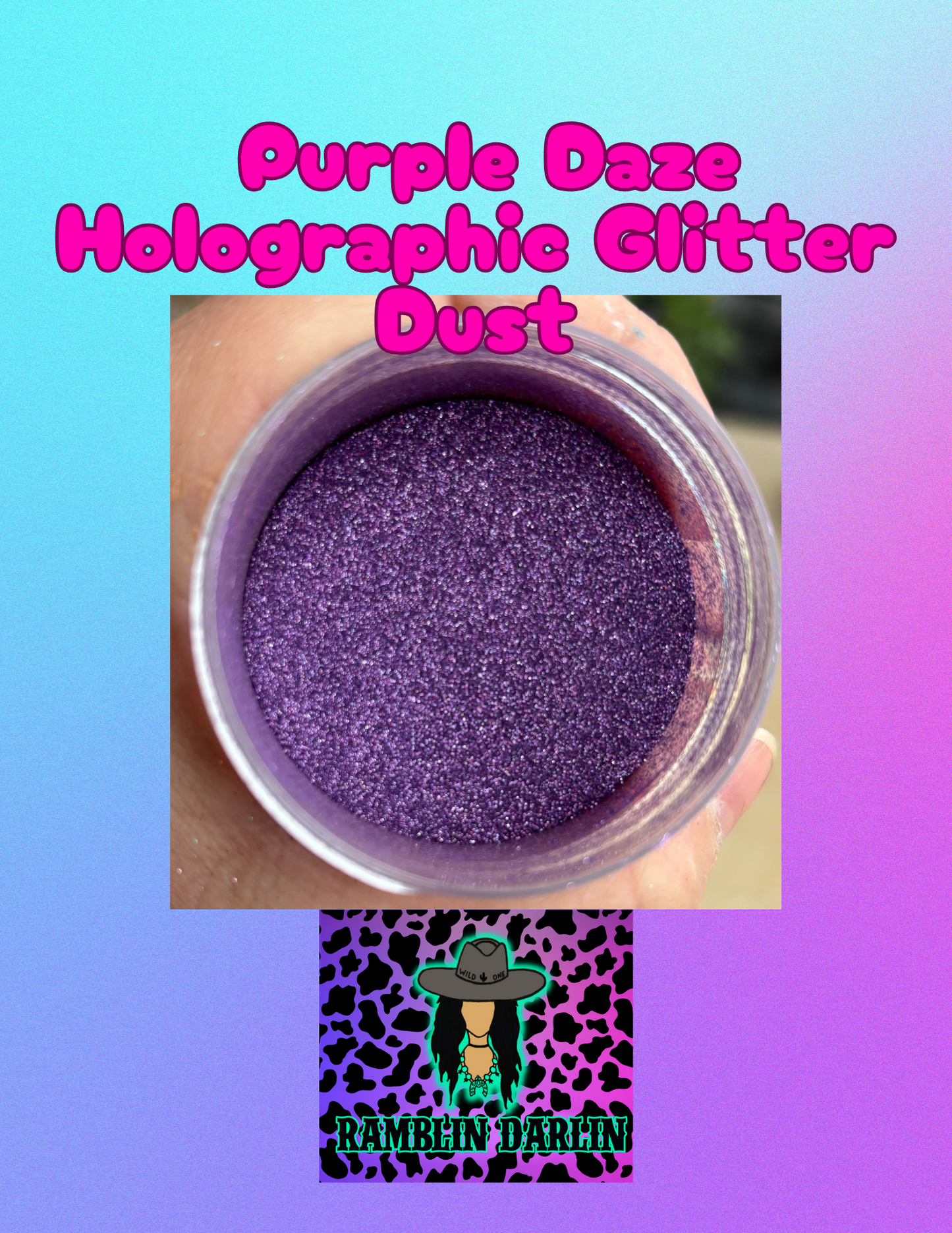 Purple Daze Holographic Glitter Dust