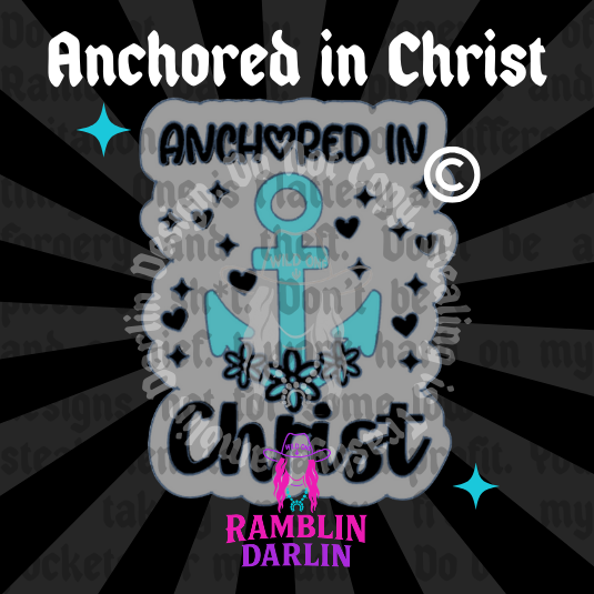Anchored in Christ Mold ©️