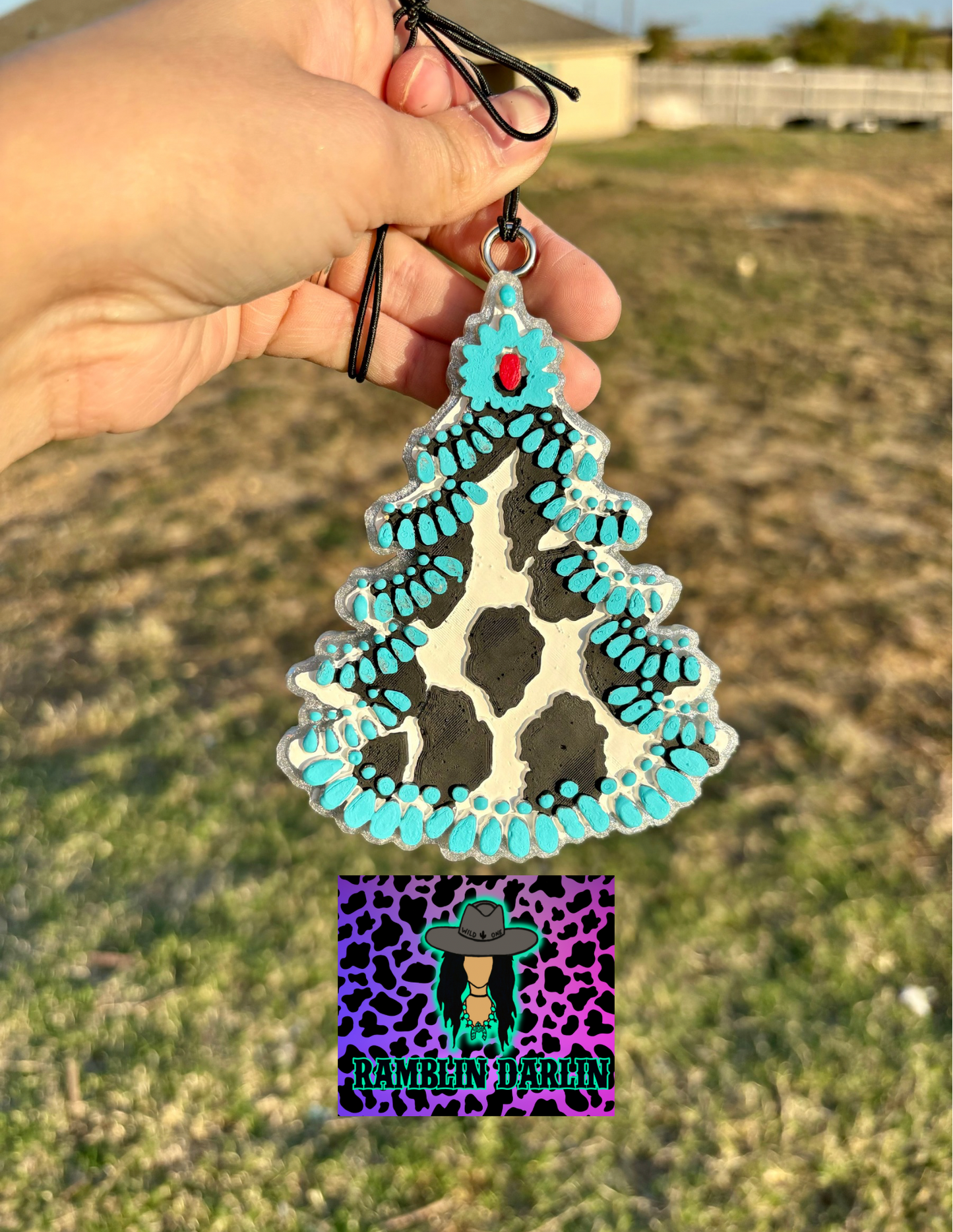 Squash Blossom Cow Print Tree Mold