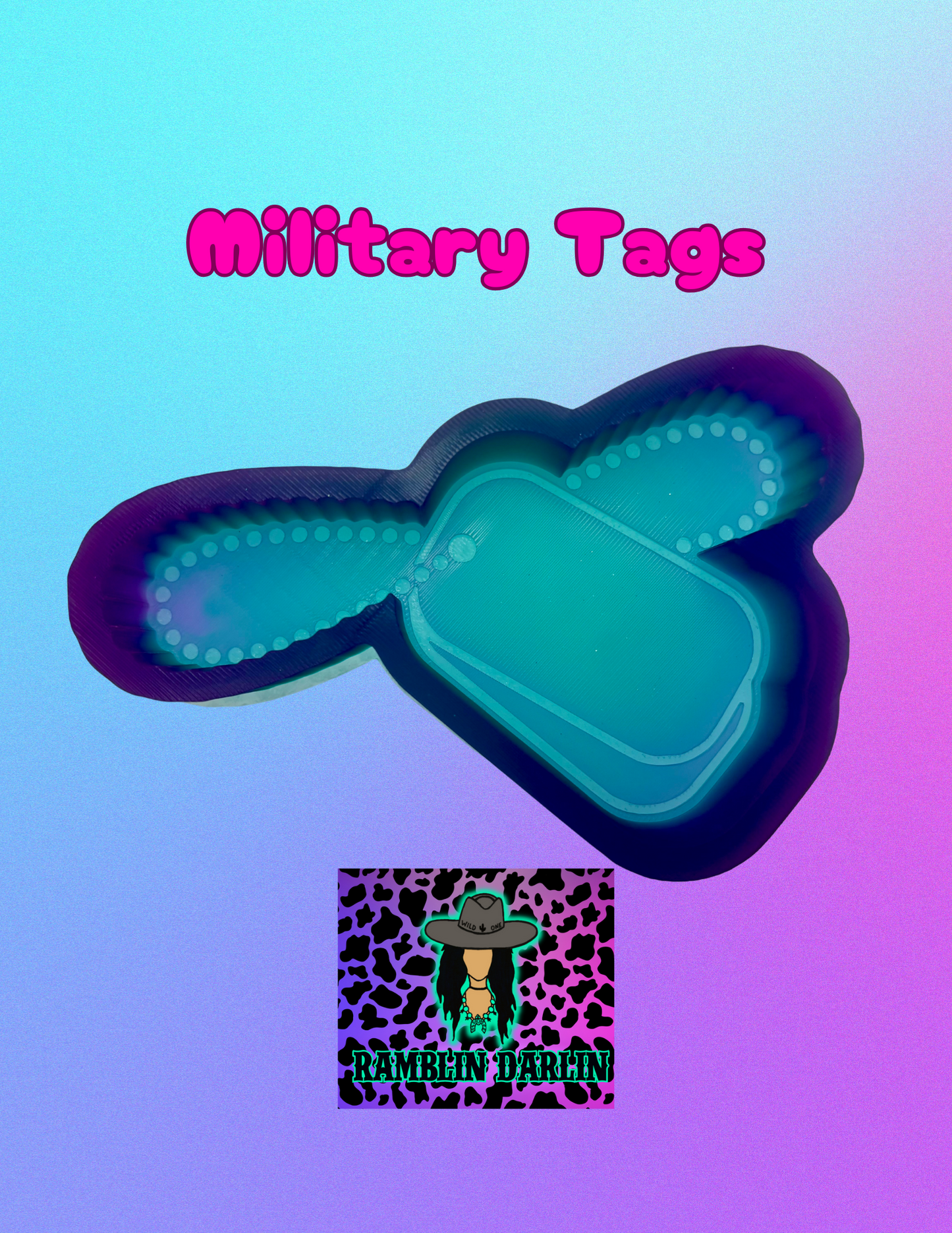 Military Tags Mold