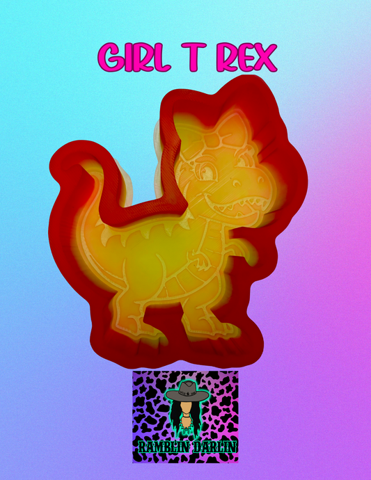 Girl T-Rex Mold