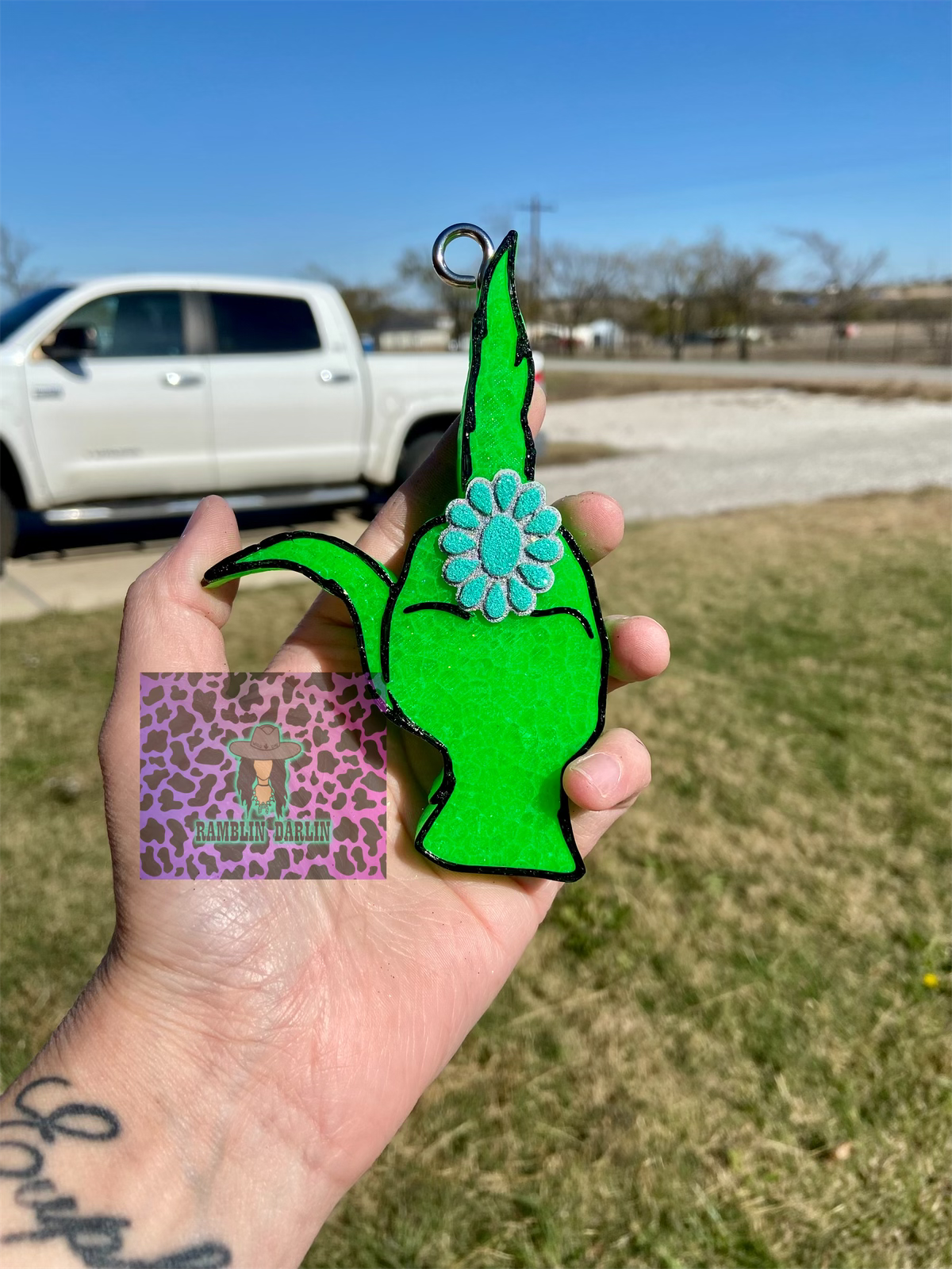 Green Western Middle Finger 2.0 Mold