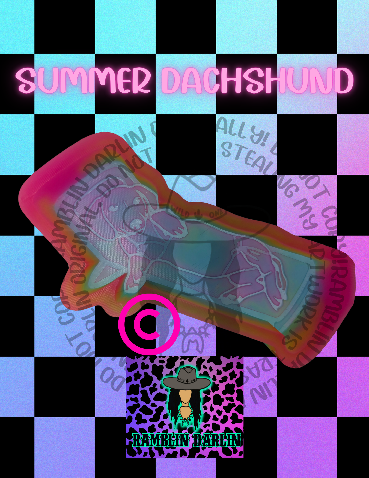 Summer Dachshund Mold ©️
