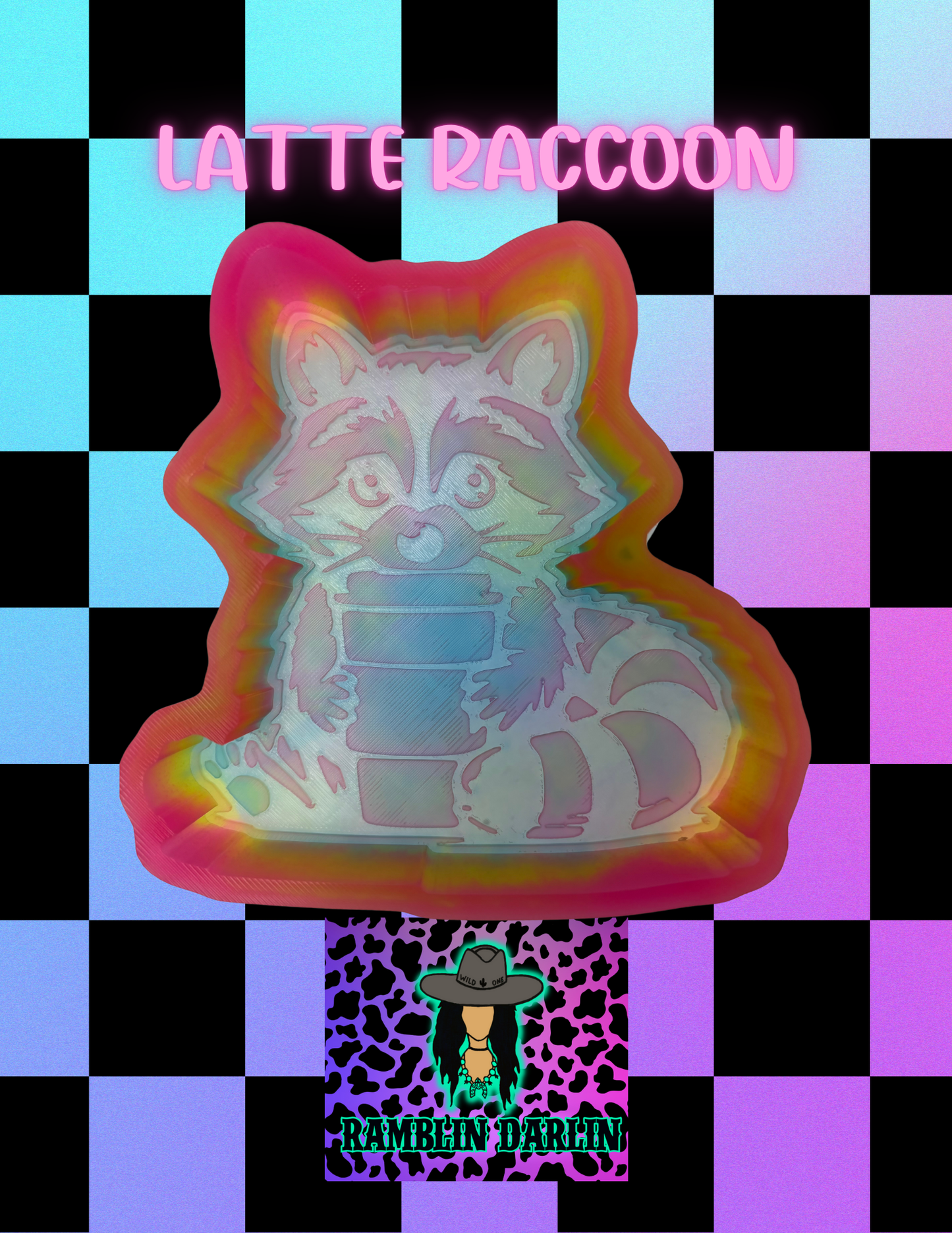Latte Raccoon Mold