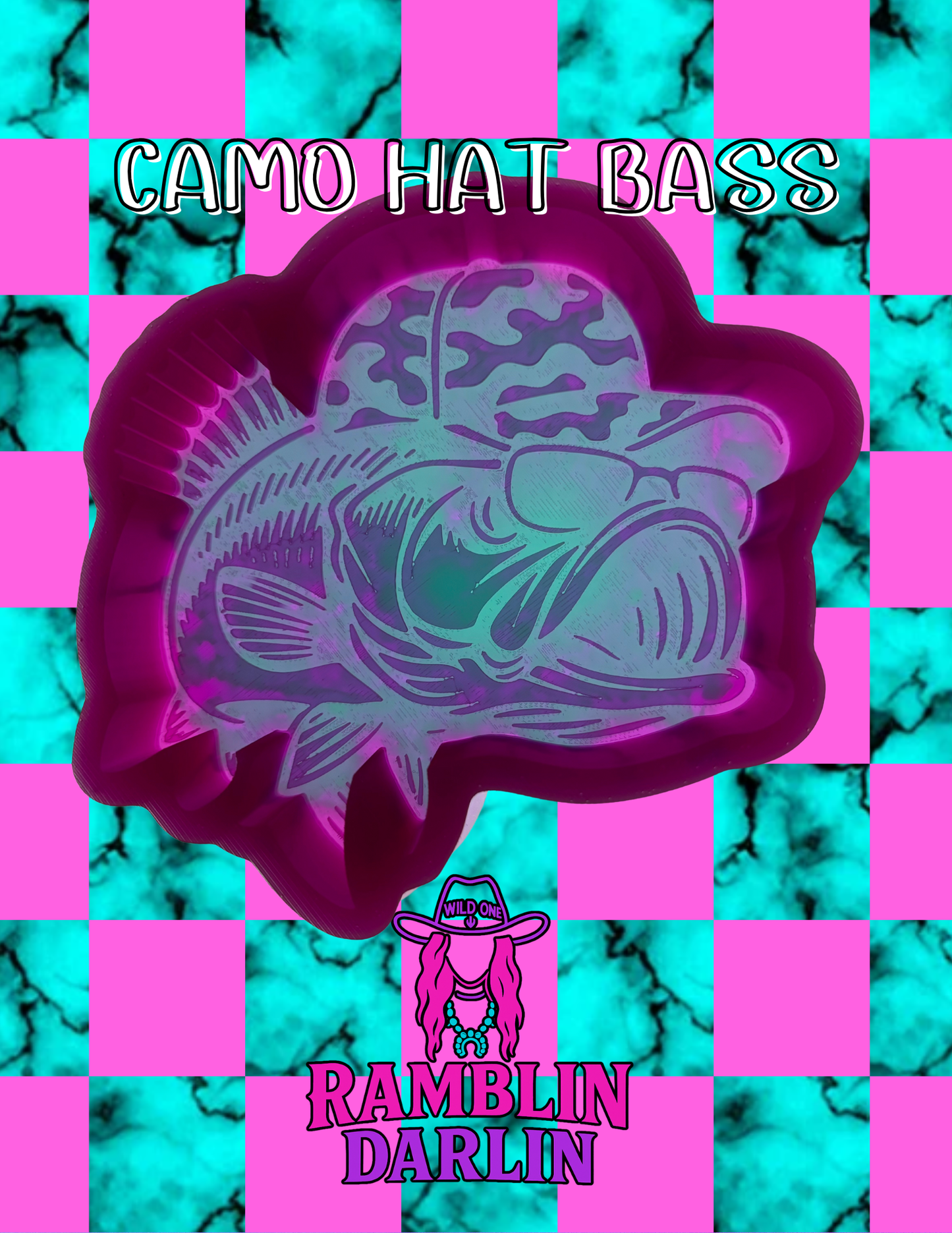 Camo Hat Bass Mold